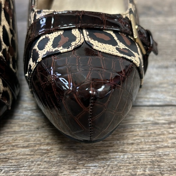 Qupid Women’s Platform Stiletto Heels in Leopard Print/ Patent Leather Size 9 - Picture 10 of 14